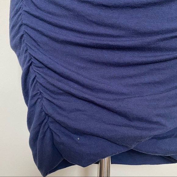 Athleta Navy Ruched Stretchy Tulip Tank Dress, XS - Picture 6 of 14